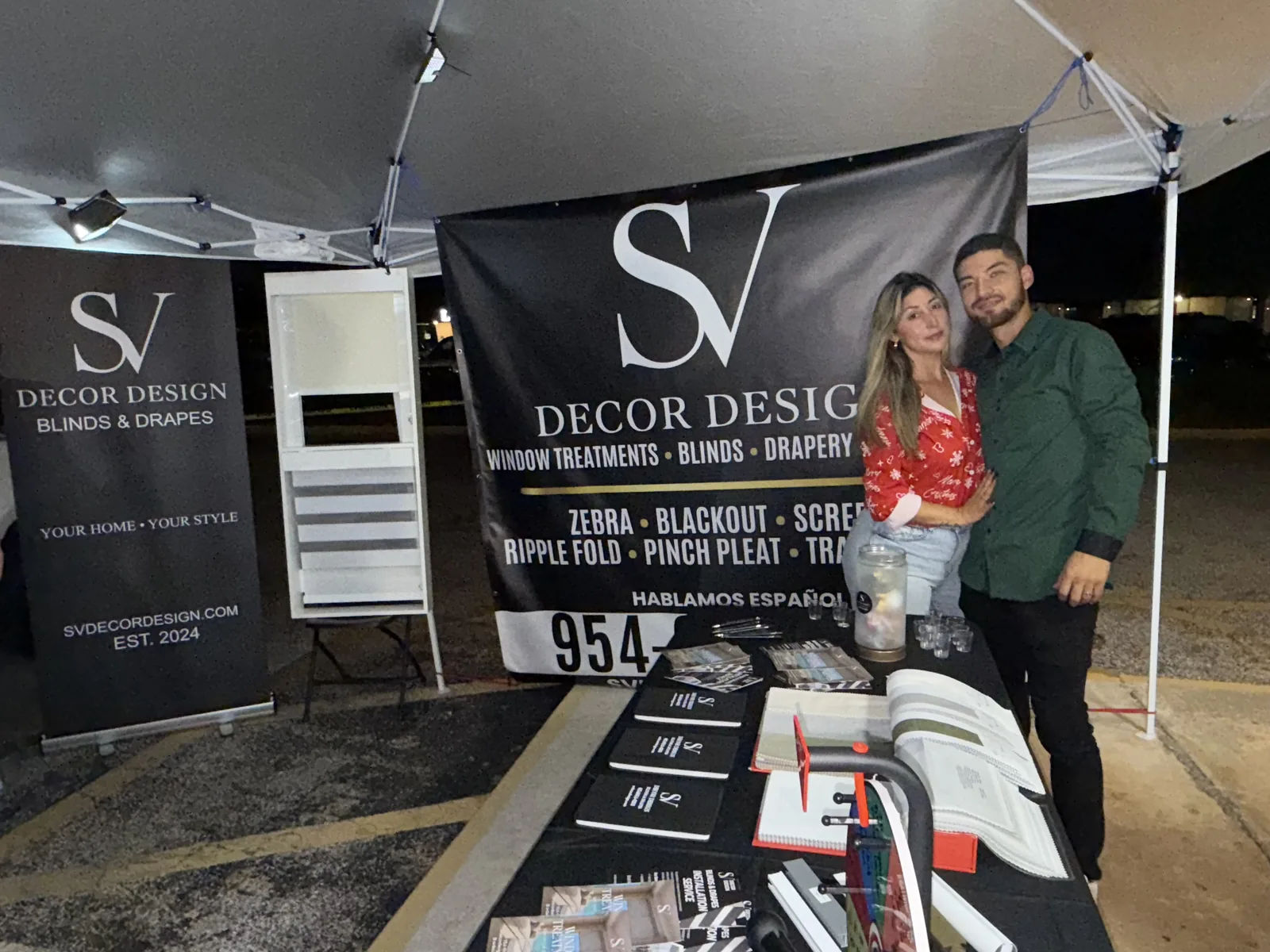 The S&V Decor Design team at a South Florida home show
